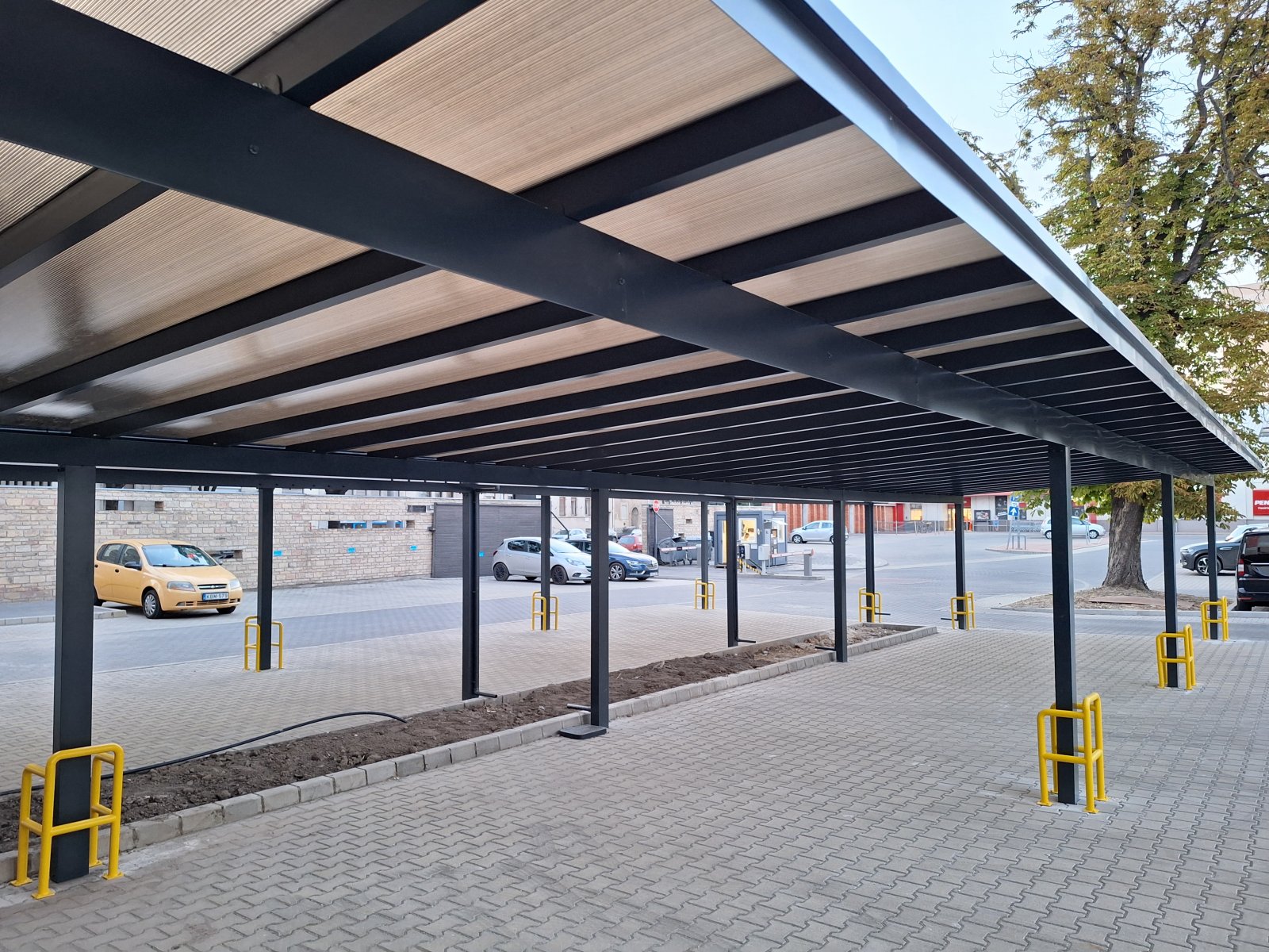 Garázstető-építés 5x20m