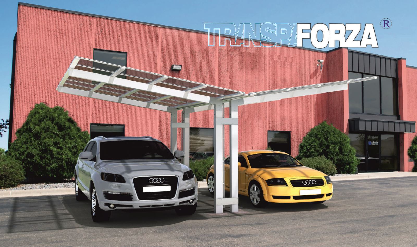 Aluminium Carport kétállásos garázs TF-P2-Y