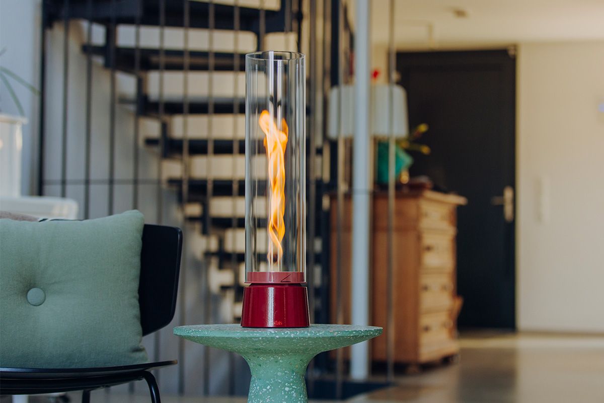 Bioetanol fáklya Spin Air vörös