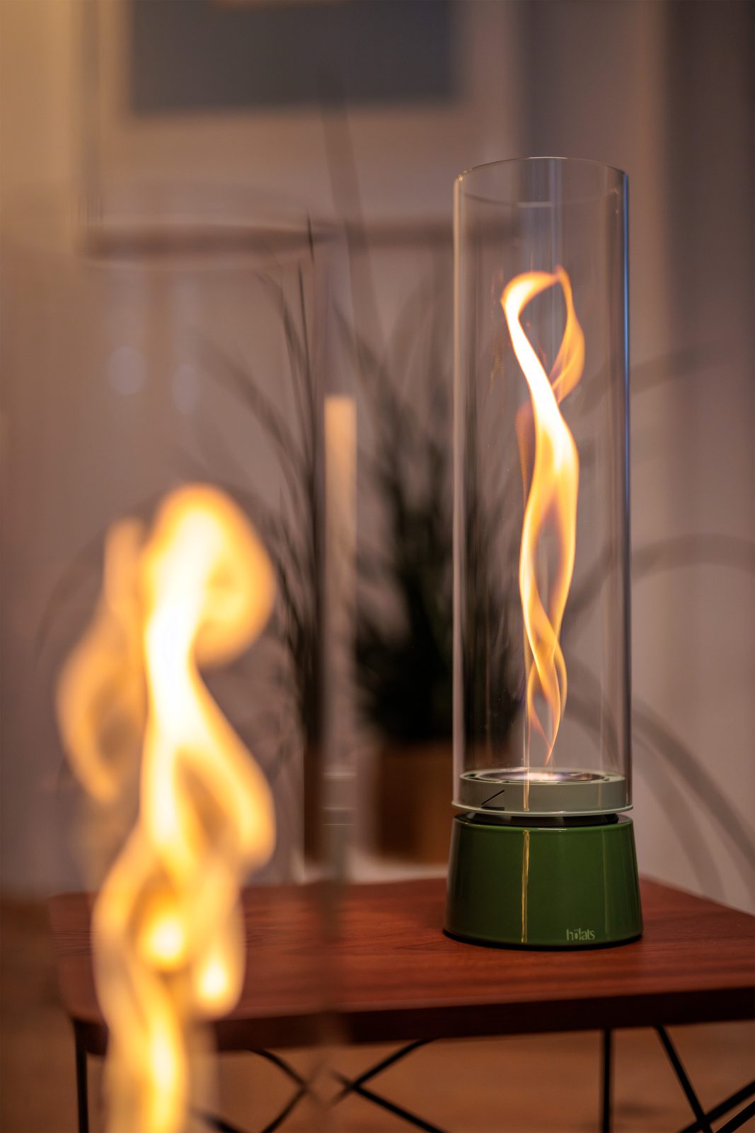 Asztali fáklya Spin Air zöld