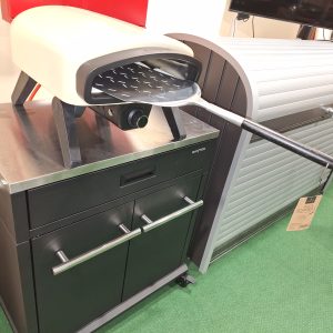 Grill pult + pizza kemence + sütőlapát